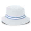Imperial White Light Blue Oxford Bucket Hat