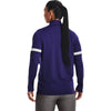 Under Armour Women's Purple/White Team Knit Warm Up Full-Zip