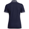 Under Armour Women's Midnight Navy/White Team Tipped Polo