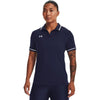 Under Armour Women's Midnight Navy/White Team Tipped Polo