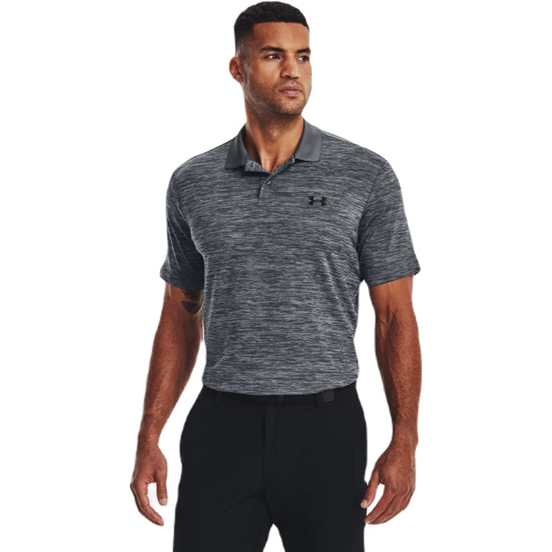 Under Armour Men's Pitch Grey/Black Performance 3.0 Polo