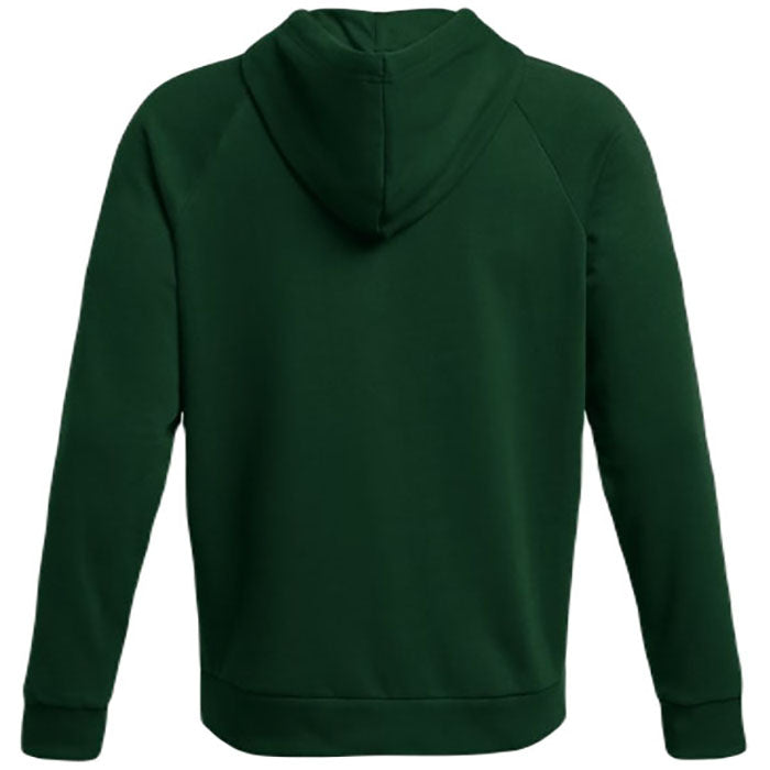 Under Armour Men's Forest Green/White Rival Fleece Hoodie