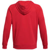 Under Armour Men's Red/White Rival Fleece Hoodie