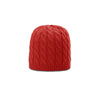 Richardson Red Cable Knit Beanie