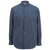 Edwards Men's Riviera Blue Batiste Banded Collar Shirt