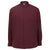 Edwards Men's Burgundy Banded Collar Shirt