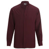 Edwards Men's Burgundy Stand-Up Collar Shirt