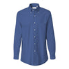 Van Heusen Men's English Blue Long Sleeve Oxford Shirt-Alpha Sized