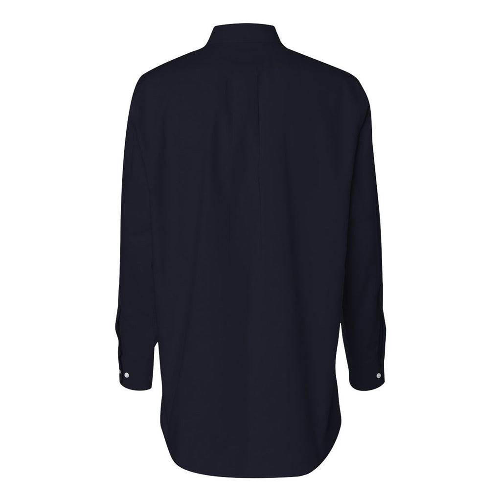 Van Heusen Men's Navy Long Sleeve Oxford Shirt-Alpha Sized