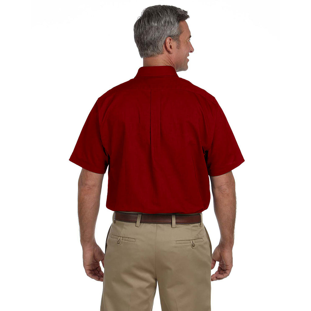 Van Heusen Men's Cayenne Short Sleeve Oxford Shirt-Alpha Sized