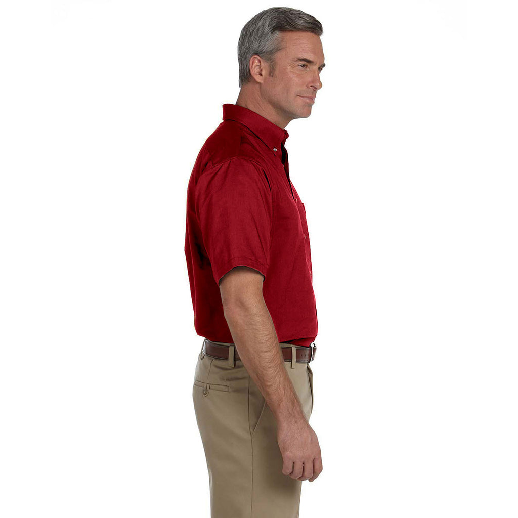 Van Heusen Men's Cayenne Short Sleeve Oxford Shirt-Alpha Sized