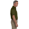 Van Heusen Men's Dark Green Short Sleeve Oxford Shirt-Alpha Sized