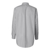 Van Heusen Men's Grey Long Sleeve Regular Fit Pinpoint Shirt-Alpha Sized