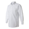 Van Heusen Men's Pinstripe Long Sleeve Regular Fit Pinpoint Shirt-Alpha Sized