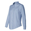 Van Heusen Women's Light Blue Pinpoint Dress Shirt