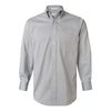 Van Heusen Men's French Grey Non-Iron Pinpoint Dress Shirt