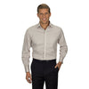 Van Heusen Men's Tan Feather Stripe With Contrast Long Sleeve Shirt