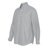Van Heusen Men's Grey Non Iron Feather Stripe Long Sleeve Shirt