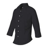 Van Heusen Women's Black 3/4 Sleeve Twil Dress Shirt