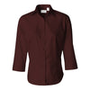 Van Heusen Women's Bordeaux 3/4 Sleeve Twil Dress Shirt