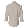 Van Heusen Women's Khaki 3/4 Sleeve Twil Dress Shirt