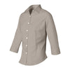 Van Heusen Women's Khaki 3/4 Sleeve Twil Dress Shirt