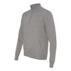 Van Heusen Men's Grey Long Sleeve Quarter Zip Knit Sweater