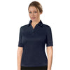 IZOD Ladies' Navy Performance Polyester Solid Jersey