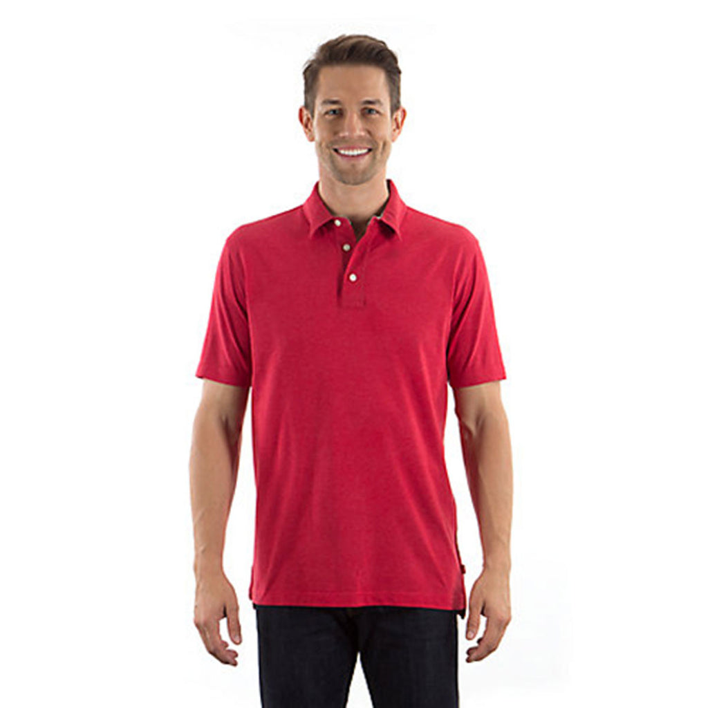 IZOD Men's Real Red Jersey Polo