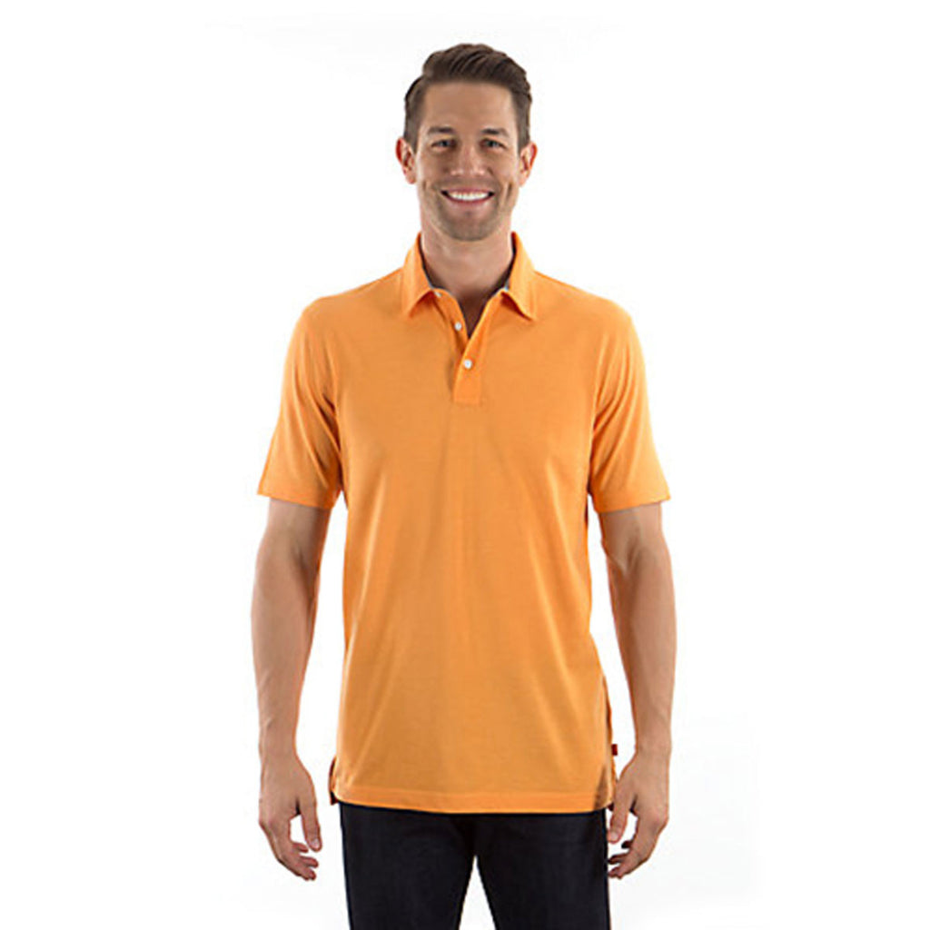 IZOD Men's Tangerine Jersey Polo