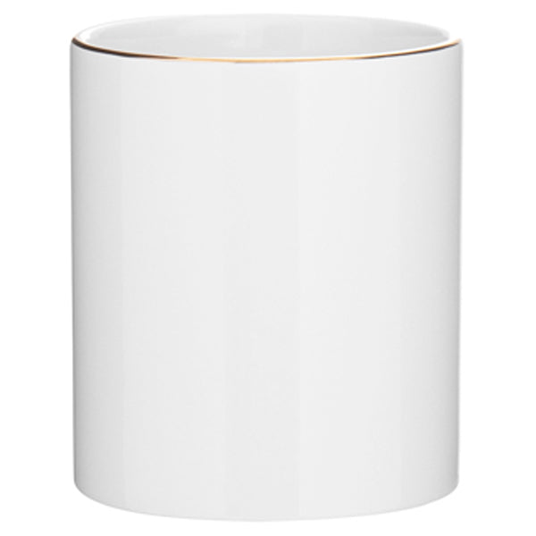 ETS White/Gold C-Handle-Metallic 11 oz Mug