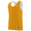 Augusta Sportswear Men's Gold/White Reversible Sleeveless Jersey