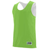 Augusta Sportswear Men's Lime/White Reversible Sleeveless Jersey