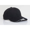 Pacific Headwear Black Velcro Adjustable High Visibility Cap