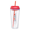 ETS Red Infuse Acrylic Tumbler 20 oz