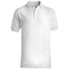 Edwards Men's White Soft Touch Pique Polo