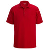 Edwards Unisex Red Snag-Proof Short Sleeve Polo with Pocket