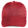 Anvil Red Solid Low-Profile Twill Cap