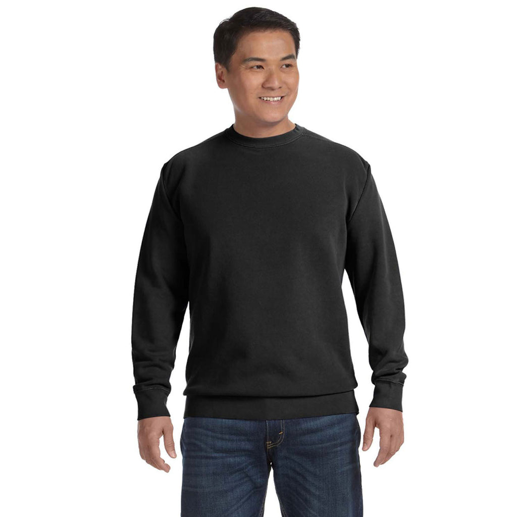 Comfort Colors Men's Black 9.5 oz. Crewneck Sweatshirt