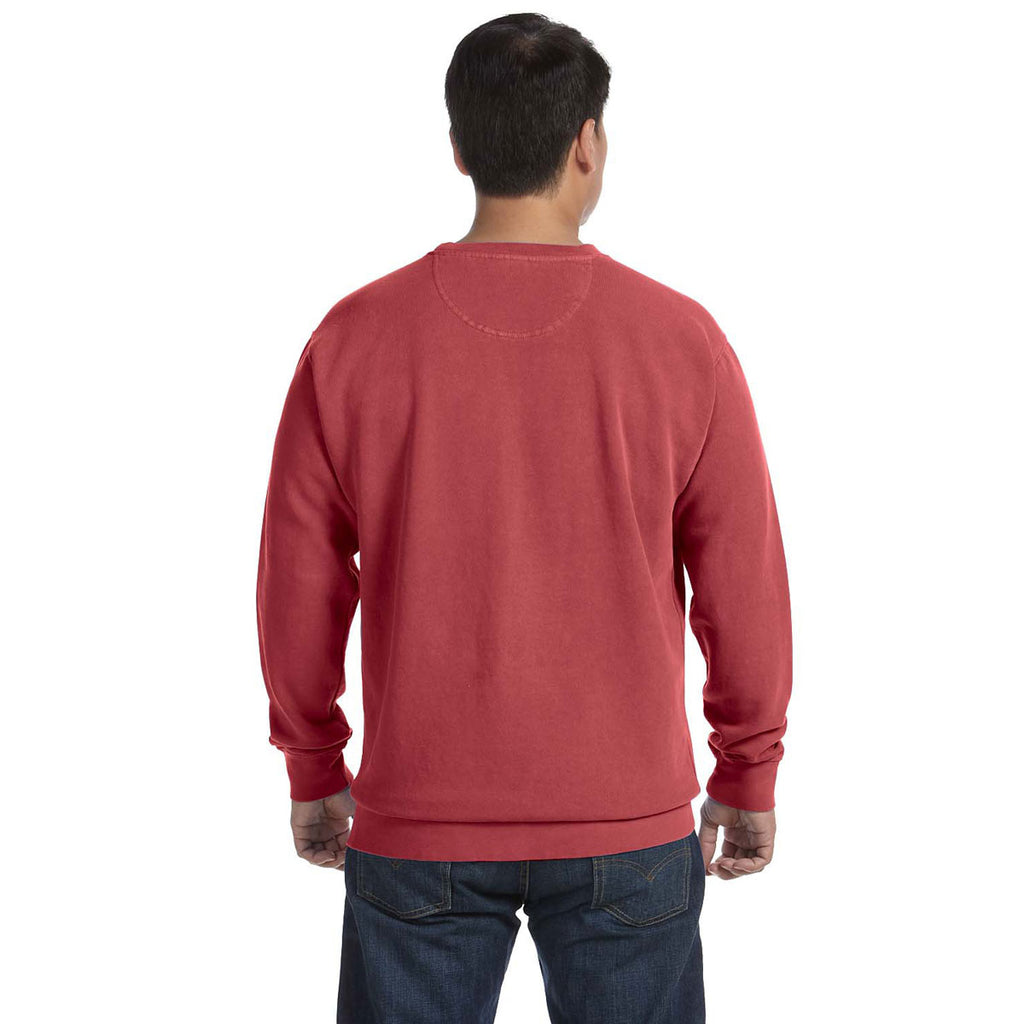 Comfort Colors Men's Crimson 9.5 oz. Crewneck Sweatshirt