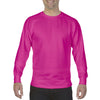 Comfort Colors Men's Neon Pink 9.5 oz. Crewneck Sweatshirt