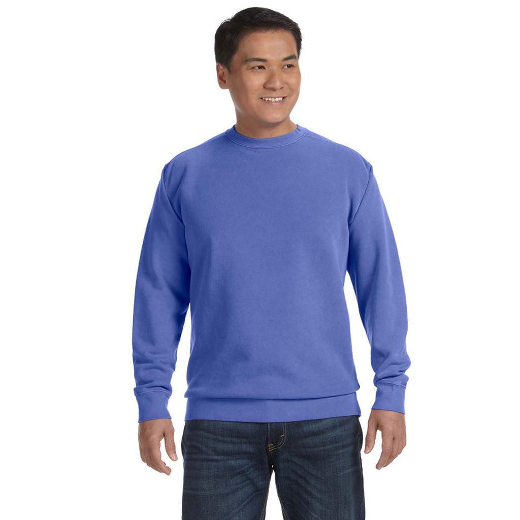 Comfort Colors Men's Periwinkle 9.5 oz. Crewneck Sweatshirt