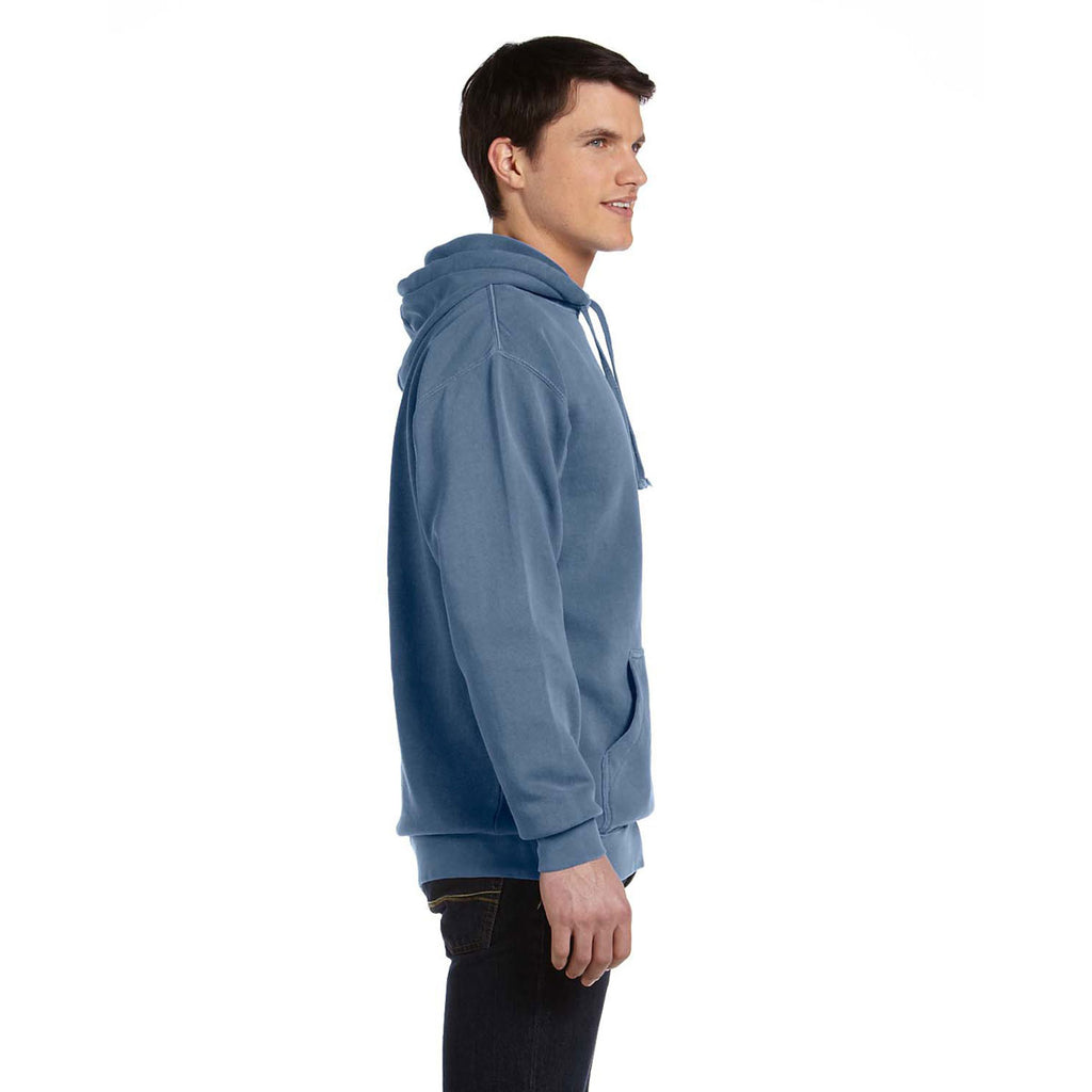 Comfort Colors Men's Blue Jean 9.5 oz. Hooded Sweatshirt