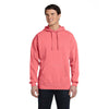 Comfort Colors Men's Neon Red Orange 9.5 oz. Hooded Sweatshirt