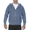Comfort Colors Men's Blue Jean 9.5 oz. Full-Zip Hooded Sweatshirt