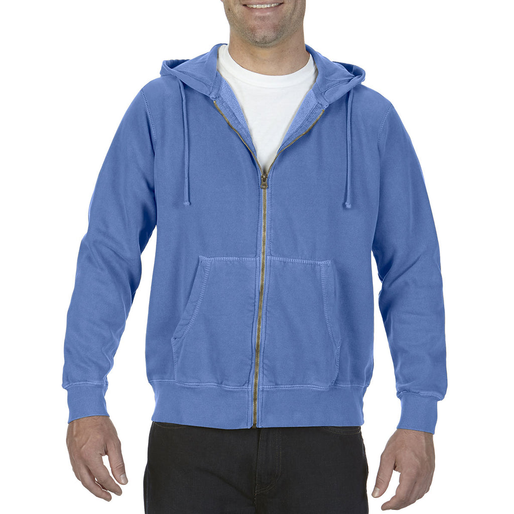 Blue Comfort Colors Garment Dyed Hoodie Comfort Colors Hooded