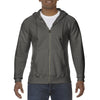 Comfort Colors Men's Pepper 9.5 oz. Full-Zip Hooded Sweatshirt
