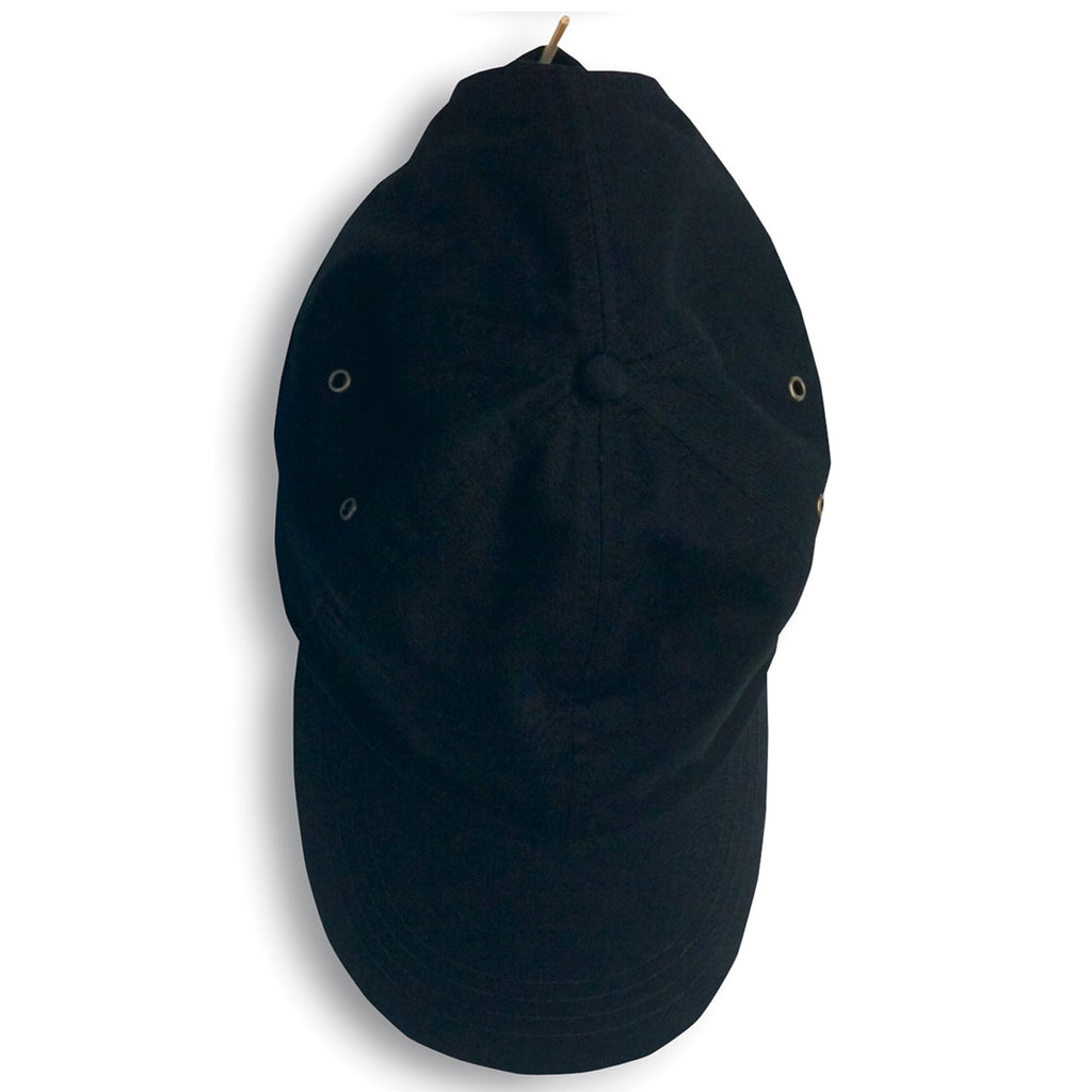 Anvil Black Solid Low-Profile Twill Cap