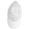 Anvil White Solid Low-Profile Twill Cap