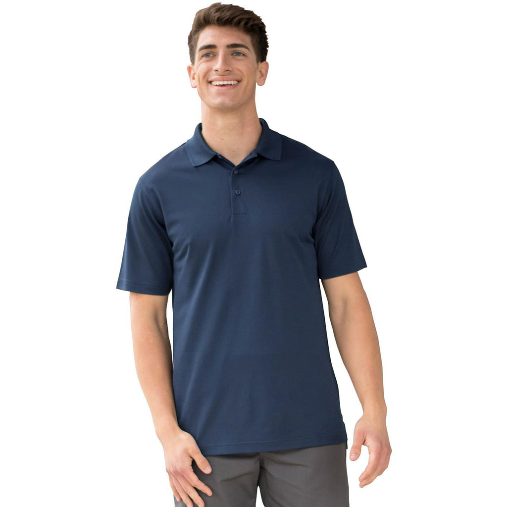 Edwards Men's Bright Navy Airgrid Snag-Proof Mesh Polo
